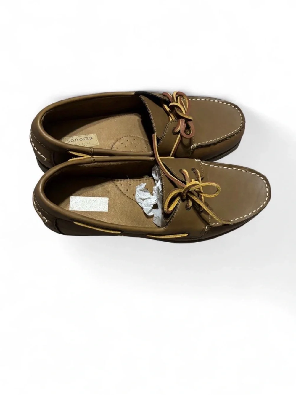 Sonoma 12 brown leather shoes (never worn)
